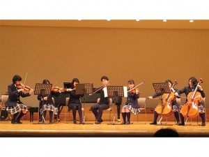 第19回稲城市吹奏楽ジョイントコンサートに弦楽合奏部が参加しました。