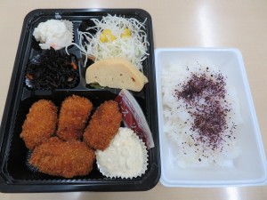 日替わり定食（カキフライ）