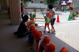 幼稚園でのボランティア活動