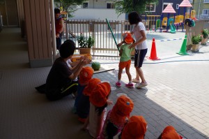 幼稚園でのボランティア活動
