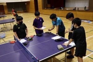 中学男子卓球部　中野区新人戦の振り返り！