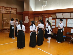 高校弓道部が東京都総合体育大会（インターハイ予選）団体予選に参加しました