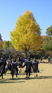 中2遠足北の丸