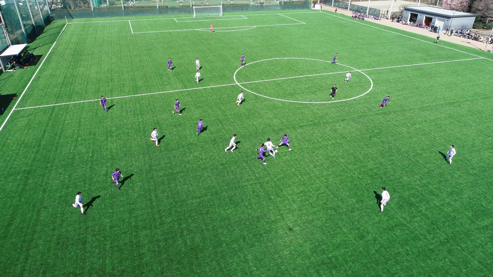 サッカーグラウンドをドローン撮影しました 立教新座中学校 高等学校 学校公式ブログ エデュログ