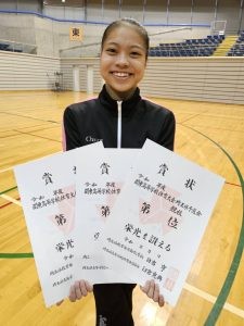 2年生新体操個人総合で関東大会出場決定