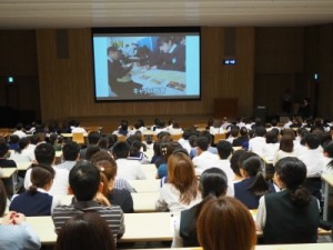 第１回　学校説明会を行いました。