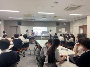 普通科2学年 探究校外学習の発表をしました