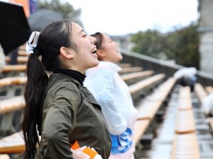 全国高等学校駅伝競走大会の応援に行きました