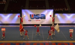 【チアリーディング部】USA Nationals 2025 Show cheer Novice small 第1位