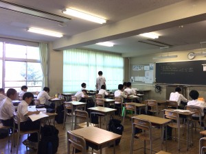 中２中３はメリハリをつけた学習をしていきます