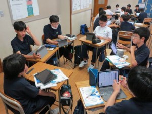中1C組「良い授業」を考えるグループワーク