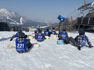 晴天のゲレンデ