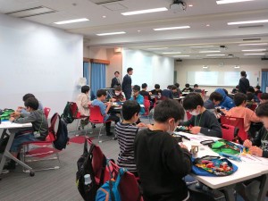 新5・6年生対象の思考力セミナーはフューチャーセンターA・Bで開催