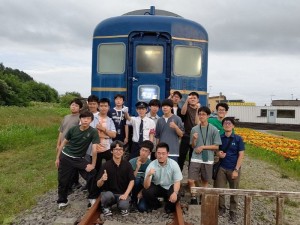 15_宿泊するブルートレインと記念撮影①