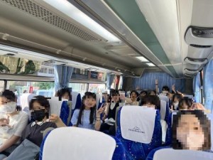 0723篠宮　高校１年生新入生交流合宿へ出発♪（１日目）