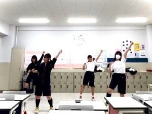 0826篠宮　ダンス部夏休みの活動の様子♪
