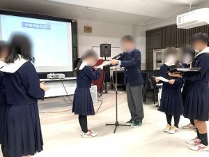 1224水上　表彰式・終業式