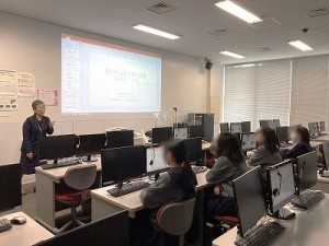 1116水上　跡見学園女子大学訪問 (1)