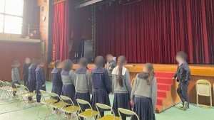 0226水上　卒業式練習