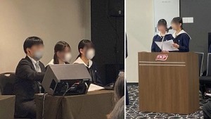 0310水上　卒業式舞台裏