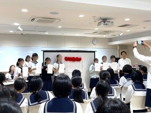 0826生徒会新旧交代式