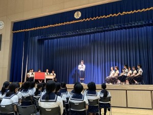 0824水上　生徒会候補者演説