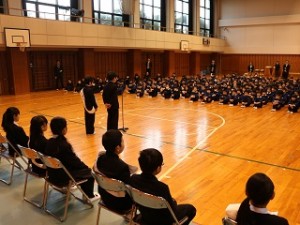 明和会役員選挙　演説集会