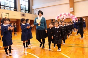 一年生を迎える集会・明和班顔合わせ集会