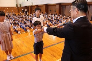 表彰朝会／高円宮杯書道展