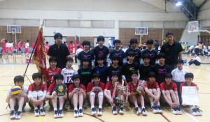 東京都私学大会優勝　中等部バレーボール部