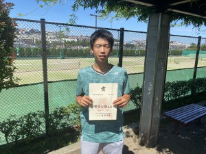 男子シングルス　優勝