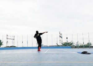 陸上