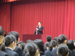 【学校行事】第3学期始業式/高3激励集会【全学年/高3学年】