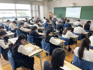 【学年行事】中3　平和と命の旅　事前学習