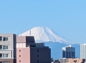 240125  雪化粧富士山