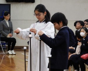 今年度最後の月曜集会と2・3月お誕生会