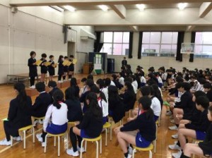 ［学ぶ力］音読する力の向上を目指して・・・音読発表会