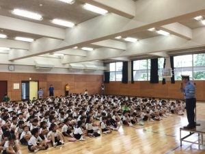 [学ぶ力]　夏休み前の交通安全学習…中野警察