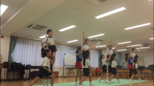 新渡戸クラブ日記　チアリーディング　7月