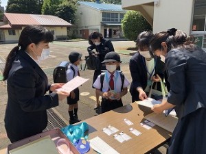 東星学園　校長　大矢正則　カトリック　ミッション　男女　東星学園小学校入学式(3)