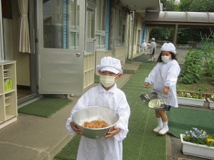 東星学園 校長 大矢正則 カトリック　ミッション　男女　1年生の給食(1)