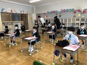 東星学園　校長・大矢正則　清瀬　私立　小学校　東星学園小学校入学式(4)