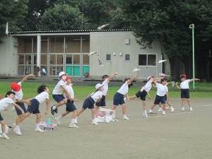 清瀬　私立　小学校　東星学園小学校　校長　大矢正則　ミニひこうき大会(2)