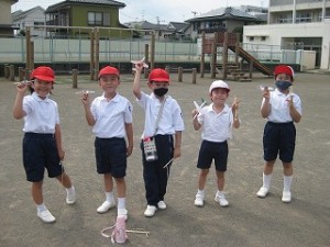 清瀬　私立　小学校　東星学園小学校　校長　大矢正則　ミニひこうき大会(4)