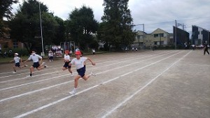 清瀬　私立　小学校　東星学園　大矢正則校長　体育実技発表会(2)