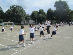 カトリック　ミッション　男女　東星学園　大矢正則校長　体育実技発表会(5)