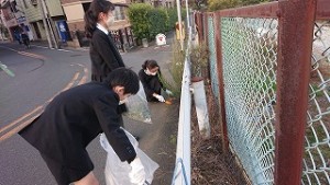 カトリック　ミッション　男女　東星学園 大矢正則校長 今月の児童ボランティア活動(1)