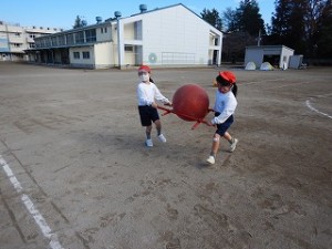 カトリック　ミッション　男女　東星学園　大矢正則校長　運動会・体育祭競技(5)