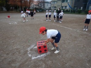 カトリック　ミッション　男女　東星学園　大矢正則校長　運動会・体育祭競技(7)