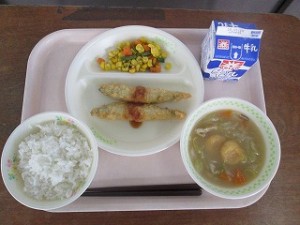 カトリック　ミッション　男女　東星学園　大矢正則校長　学校給食週間(1)